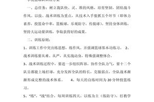 篮球球队训练计划怎么写
